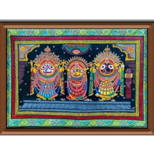 The Divine Trio in Pattachitra Art